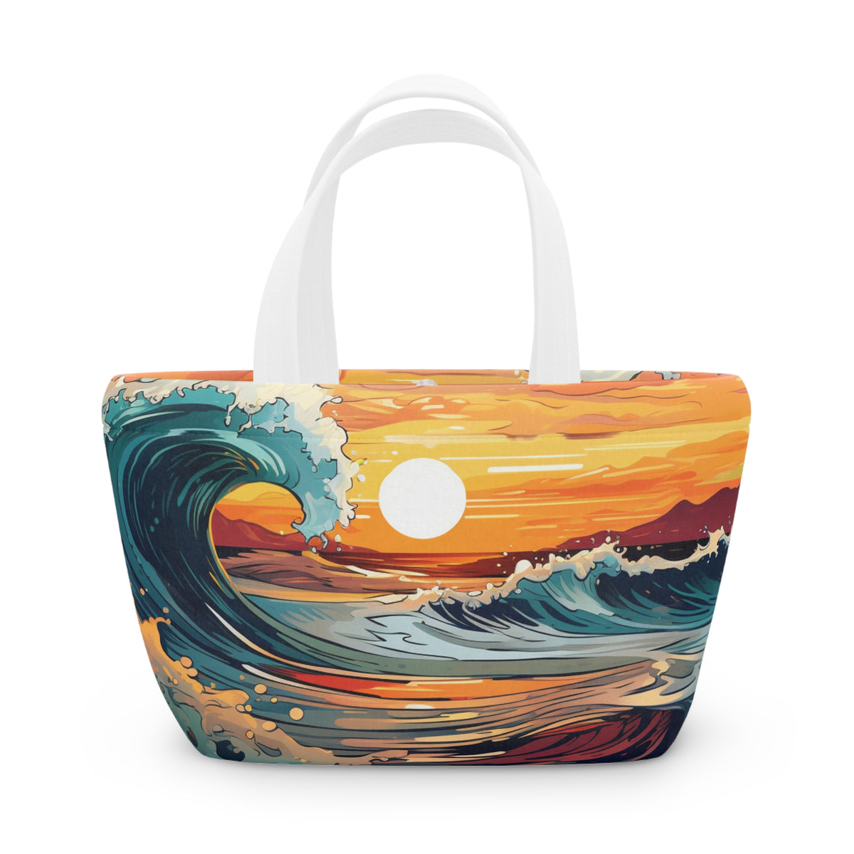 Sunset Wave Lunch Bag